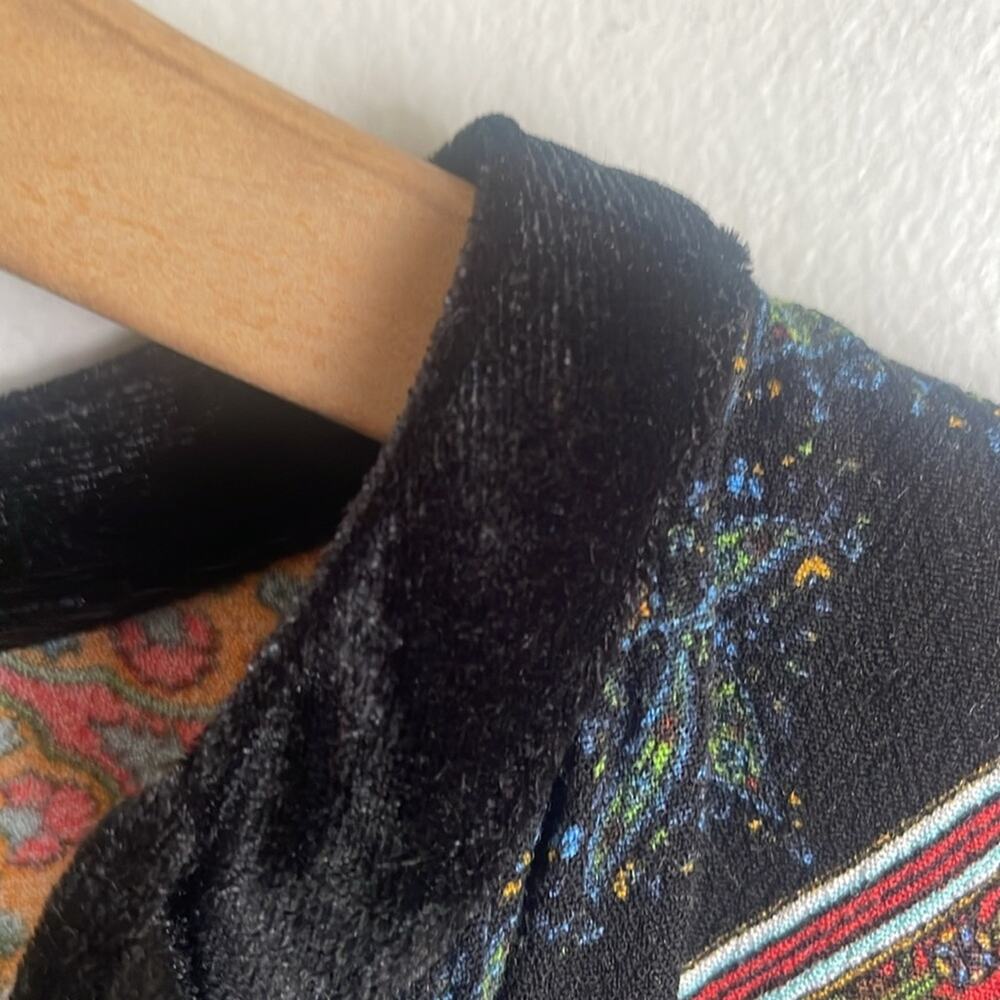 Desigual Lucia Chevron Patchwork Boho Blouse - image 8